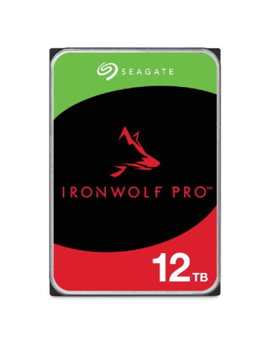 HDD, SEAGATE, IronWolf Pro, 12TB, SATA, 256 MB, 7200 rpm, 3,5", ST12000NT001