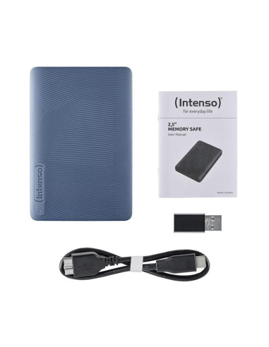 External HDD, INTENSO, 1000 GB, Colour Blue, 6029565