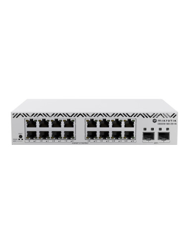 Switch, MIKROTIK, 16x10Base-T / 100Base-TX / 1000Base-T, CSS318-16G-2S+IN