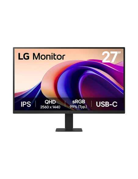 LCD Monitor, LG, 27U631A-B, 27", Gaming, Tilt, Panel IPS, 2560x1440, 16:9, 100 Hz, 5 ms, Colour Black, 27U631A-B