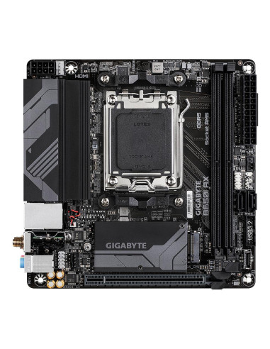 Mainboard, GIGABYTE, AMD B650, Socket AM5, mini ITX, RAM DDR5-SDRAM, 2xSlots, Wi-Fi Yes, Bluetooth Yes, 1xNumber of M.2 (M) slo