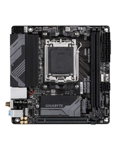 Mainboard, GIGABYTE, AMD B650, Socket AM5, mini ITX, RAM DDR5-SDRAM, 2xSlots, Wi-Fi Yes, Bluetooth Yes, 1xNumber of M.2 (M) slo
