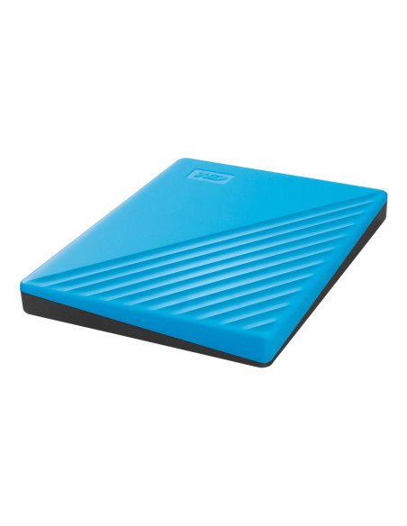 External HDD, WESTERN DIGITAL, My Passport, 2TB, USB 2.0, USB 3.0, USB 3.2, Colour Blue, WDBYVG0020BBL-WESN