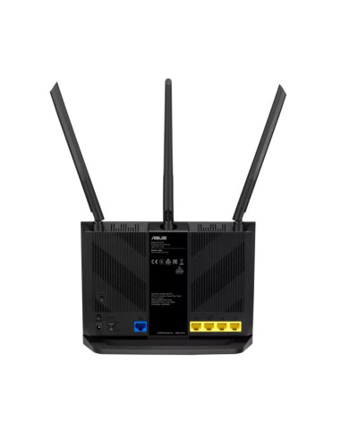 Wireless Router, ASUS, Wireless Router, 1800 Mbps, Wi-Fi 5, Wi-Fi 6, 1 WAN, 4x10/100/1000M, Number of antennas 4, 4G-AX56