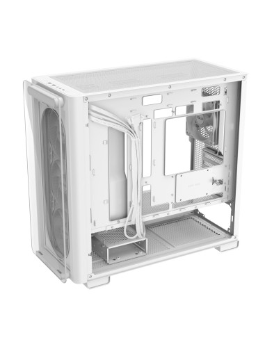 Case, ASUS, A23 PLUS, MidiTower, Case product features Transparent panel, MicroATX, MiniITX, Colour White, A23PLUSTG/ARGBWHITE
