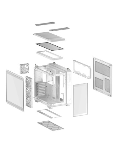 Case, ASUS, TUF Gaming GT502 Horizon, MidiTower, Case product features Transparent panel, Not included, ATX, MicroATX, MiniITX,