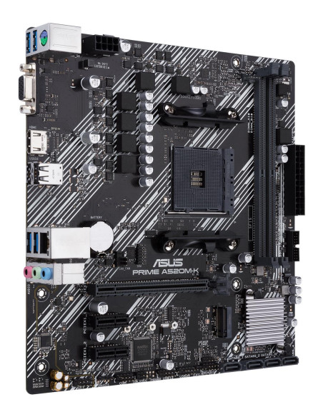 Mainboard, ASUS, AMD A520, SAM4, MicroATX, 2xPCI-Express 3.0 1x, 1xPCI-Express 3.0 16x, 1xM.2, Memory DDR4, Memory slots 2, 1x1