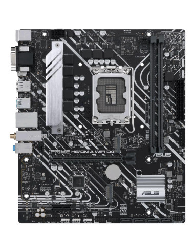 Mainboard, ASUS, Intel H610, LGA1700, Micro-ATX, Memory DDR4, Memory slots 2, 1xPCI-Express 3.0 1x, 1xPCI-Express 4.0 16x, 2xM.