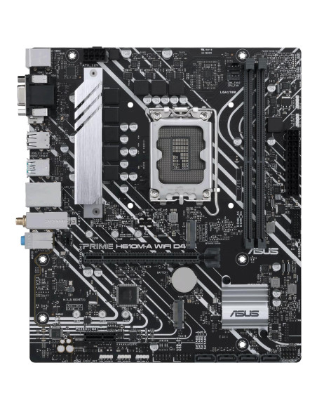 Mainboard, ASUS, Intel H610, LGA1700, Micro-ATX, Memory DDR4, Memory slots 2, 1xPCI-Express 3.0 1x, 1xPCI-Express 4.0 16x, 2xM.