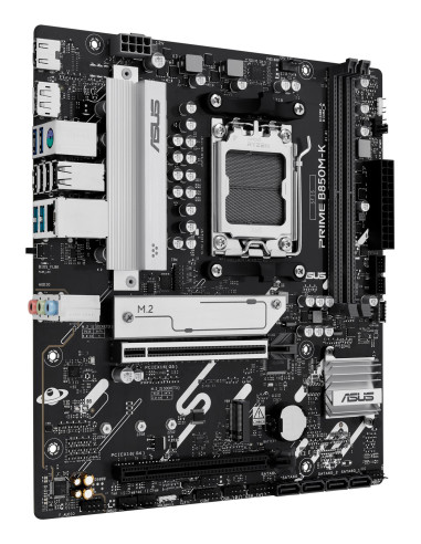 Mainboard, ASUS, AMD B850, SAM5, Micro-ATX, Memory DDR5, Memory slots 2, 1xPCI-Express 4.0 16x, 1xPCI-Express 5.0 16x, 2xM.2, 1