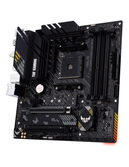 Mainboard, ASUS, AMD B550, SAM4, MicroATX, Memory DDR4, Memory slots 4, 1xPCI-Express 3.0 1x, 1xPCI-Express 3.0 16x, 1xPCI-Expr