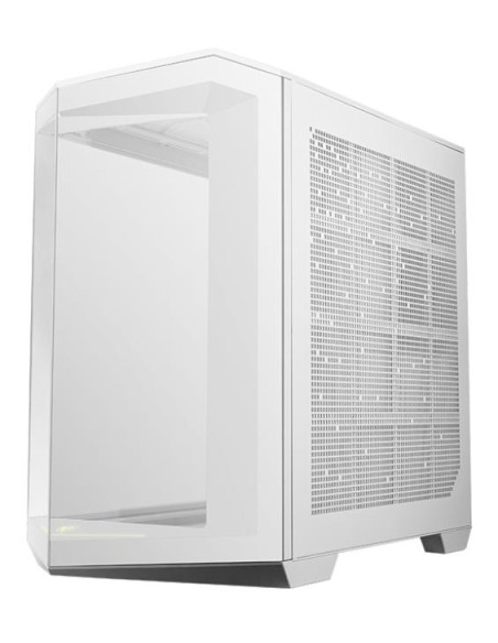 Case, MSI, MAG PANO 100R PZ, MidiTower, Case product features Transparent panel, ATX, MicroATX, MiniITX, Colour White, MAGPANO1