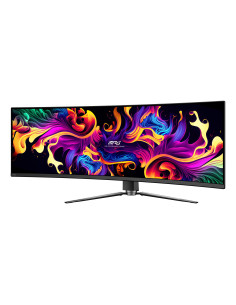 Monitor, MSI, MPG 491CQP QD-OLED, 49", Gaming/Curved, Panel QD-OLED, 5120x1440, 32:9, 144Hz, Matte, 0.03 ms, Swivel, Height adj