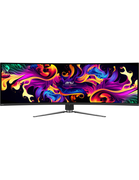 Monitor, MSI, MPG 491CQP QD-OLED, 49", Gaming/Curved, Panel QD-OLED, 5120x1440, 32:9, 144Hz, Matte, 0.03 ms, Swivel, Height adj