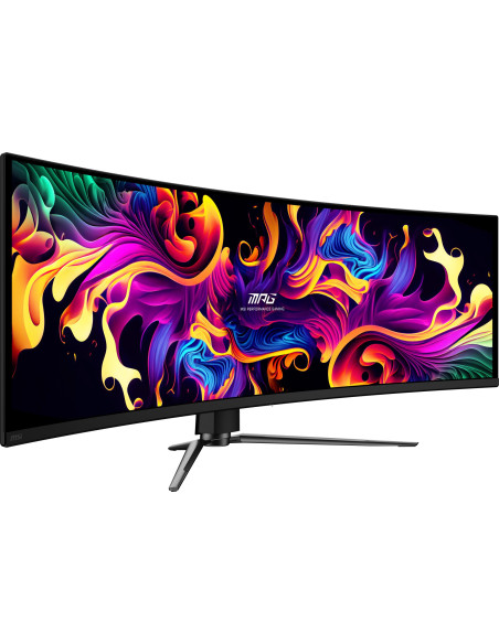 Monitor, MSI, MPG 491CQP QD-OLED, 49", Gaming/Curved, Panel QD-OLED, 5120x1440, 32:9, 144Hz, Matte, 0.03 ms, Swivel, Height adj