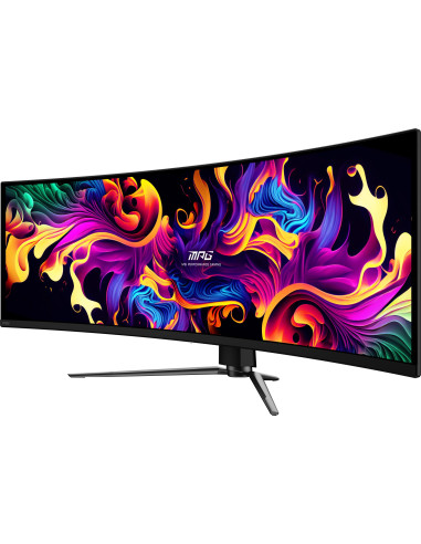 Monitor, MSI, MPG 491CQP QD-OLED, 49", Gaming/Curved, Panel QD-OLED, 5120x1440, 32:9, 144Hz, Matte, 0.03 ms, Swivel, Height adj