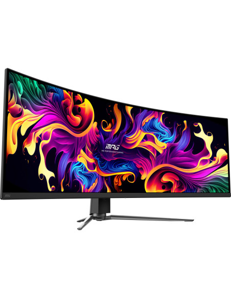 Monitor, MSI, MPG 491CQP QD-OLED, 49", Gaming/Curved, Panel QD-OLED, 5120x1440, 32:9, 144Hz, Matte, 0.03 ms, Swivel, Height adj