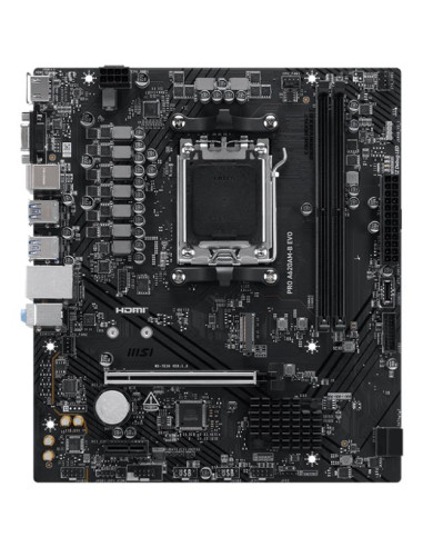 Mainboard, MSI, AMD A620A, Socket AM5, ATX, RAM DDR5-SDRAM, 2xSlots, 4xNumber of M.2 (M) slots, PROA620AM-BEVO