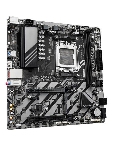 Mainboard, GIGABYTE, AMD B840, Socket AM5, micro ATX, RAM DDR5-SDRAM, 2xSlots, 2xNumber of M.2 (M) slots, B840MD2H1.2