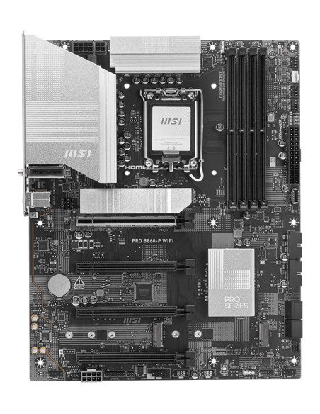Mainboard, MSI, Intel B860 Express, LGA1851, ATX, Memory DDR5, Memory slots 4, 2xPCI-Express 4.0 1x, 1xPCI-Express 4.0 4x , 1xP