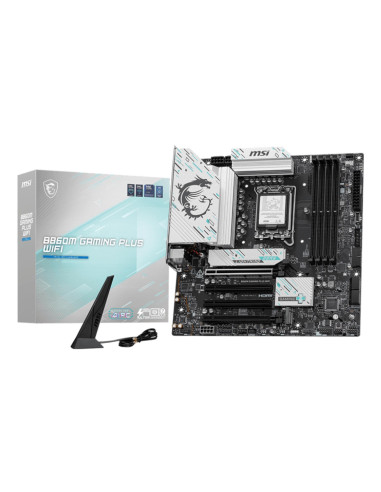 Mainboard, MSI, Intel B860 Express, LGA1851, Micro-ATX, Memory DDR5, Memory slots 4, B860MGAMINGPLUSWIFI