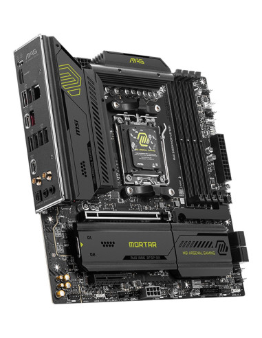 Mainboard, MSI, AMD B850, SAM5, Micro-ATX, Memory DDR5, Memory slots 4, 1xPCI-Express 4.0 4x , 1xPCI-Express 4.0 8x, 1xPCI-Expr