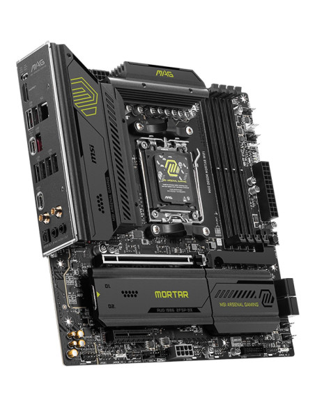 Mainboard, MSI, AMD B850, SAM5, Micro-ATX, Memory DDR5, Memory slots 4, 1xPCI-Express 4.0 4x , 1xPCI-Express 4.0 8x, 1xPCI-Expr