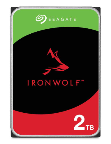 HDD, SEAGATE, IronWolf, 2TB, SATA, 256 MB, 5400 rpm, 3,5", ST2000VN003