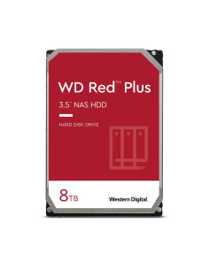 HDD, WESTERN DIGITAL, Red Plus, 8TB, SATA, 256 MB, 5640 rpm, 3,5", WD80EFPX