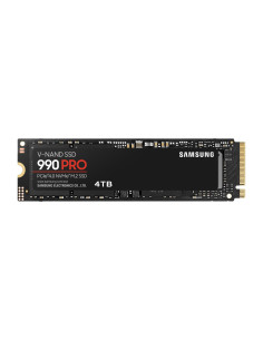 SSD, SAMSUNG, 990 PRO, 4TB, M.2, PCIe Gen4, NVMe, TLC, Write speed 6900 MBytes/sec, Read speed 7450 MBytes/sec, 2.3mm, TBW 2400