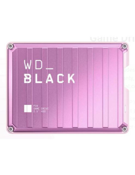 External HDD, WESTERN DIGITAL, P10 Game Drive, WDBA2W0020BPK-WESN, 2TB, USB 3.2, Colour Pink, WDBA2W0020BPK-WES1
