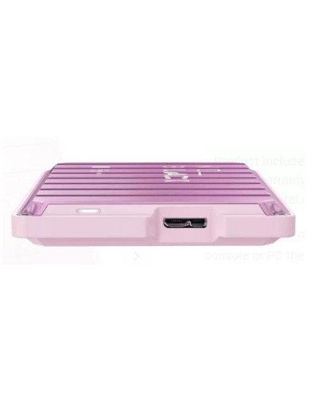 External HDD, WESTERN DIGITAL, P10 Game Drive, WDBA2W0020BPK-WESN, 2TB, USB 3.2, Colour Pink, WDBA2W0020BPK-WES1