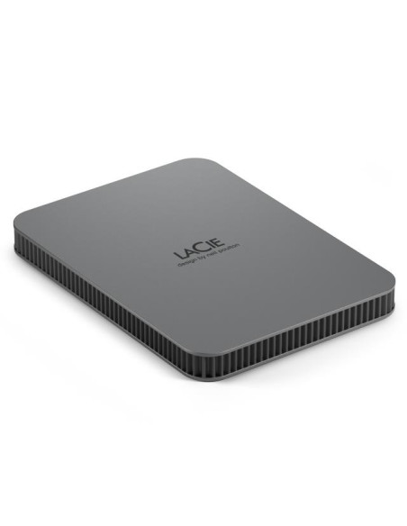 External HDD, LACIE, Mobile Drive Secure, STLR2000400, 2TB, USB-C, USB 3.2, Colour Space Gray, STLR2000400