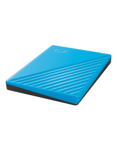External HDD, WESTERN DIGITAL, My Passport, 4TB, USB 2.0, USB 3.0, USB 3.2, Colour Blue, WDBPKJ0040BBL-WESN