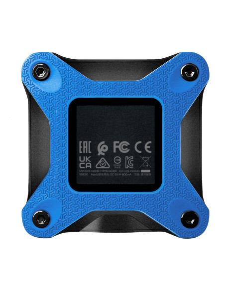 External SSD, ADATA, SD620, 1TB, USB 3.2, Write speed 460 MBytes/sec, Read speed 520 MBytes/sec, SD620-1TCBL