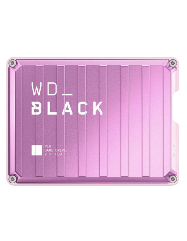 External HDD, WESTERN DIGITAL, P10 Game Drive, WDBZ7D0040BPK-WESN, 4TB, USB 3.2, Colour Pink, WDBZ7D0040BPK-WESN