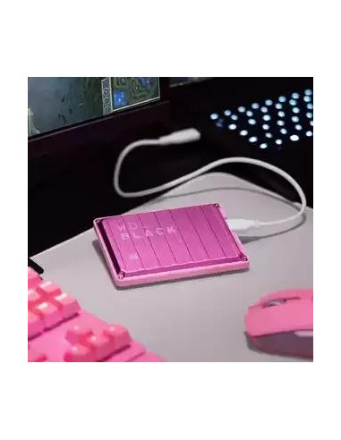 External HDD, WESTERN DIGITAL, P10 Game Drive, WDBZ7D0040BPK-WESN, 4TB, USB 3.2, Colour Pink, WDBZ7D0040BPK-WESN