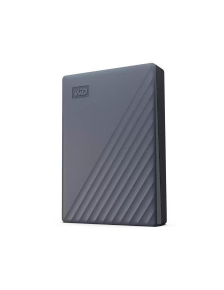 External HDD, WESTERN DIGITAL, My Passport, WDBRMD0050BGY-WESN, 5TB, USB-C, Colour Grey, WDBRMD0050BGY-WESN