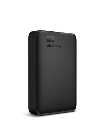External HDD, WESTERN DIGITAL, Elements Portable, WDBHJS0060BBK-WESN, 6TB, USB 3.0, Colour Black, WDBHJS0060BBK-WESN