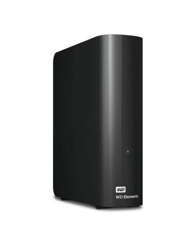 External HDD, WESTERN DIGITAL, Elements Desktop, 12TB, USB 3.0, Drives 1, Black, WDBWLG0120HBK-EESN