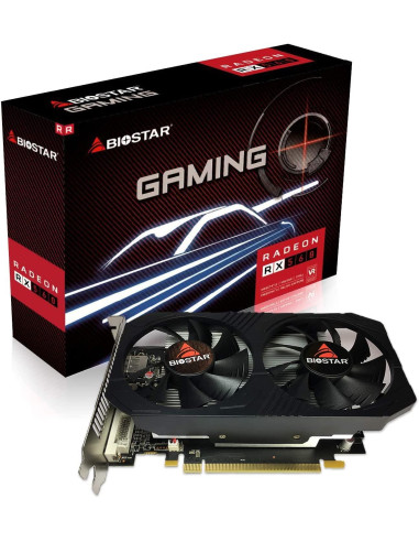 Graphics Card, BIOSTAR, AMD, Radeon RX 560, 1175 MHz, 4 GB, GDDR5, 128 bit, PCI Express 3.0, Active, VA5615RF41