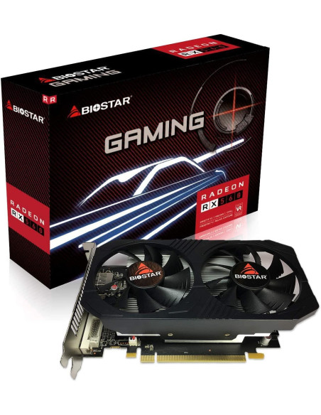 Graphics Card, BIOSTAR, AMD, Radeon RX 560, 1175 MHz, 4 GB, GDDR5, 128 bit, PCI Express 3.0, Active, VA5615RF41