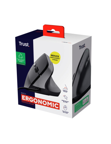 MOUSE USB OPTICAL BAYO II/ERGONOMIC BLACK 25144 TRUST