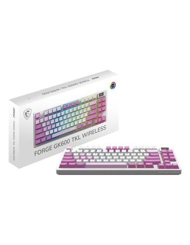 KEYBOARD GAMING VIOLET US/FORGE GK600 TKL W VIOLET MSI