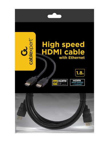CABLE HDMI-HDMI 1.8M V2.0 BLK/CC-HDMI4-6 GEMBIRD