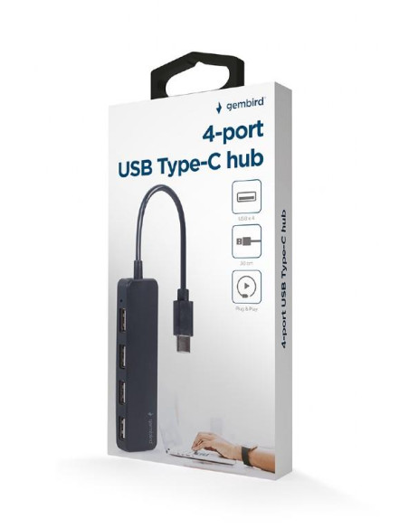 I/O HUB USB-C 4PORT/UHB-CM-U2P4-01 GEMBIRD