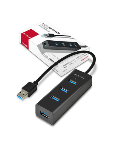 I/O HUB USB3.0 4PORT CHARGING/0.3M HUE-S2B AXAGON