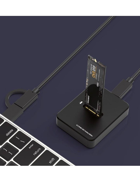 SSD ACC DOCK STATION USB-C M.2/DD-U3M2 GEMBIRD