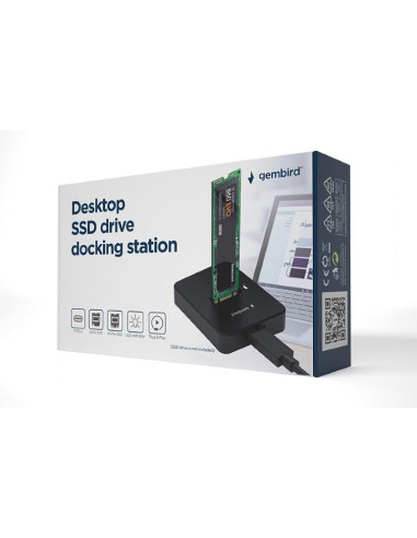 SSD ACC DOCK STATION USB-C M.2/DD-U3M2 GEMBIRD