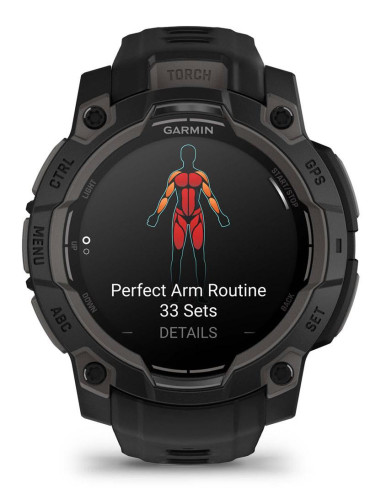 SMARTWATCH INSTINCT 3 AMOLED/BLACK/BLK 010-02936-00 GARMIN